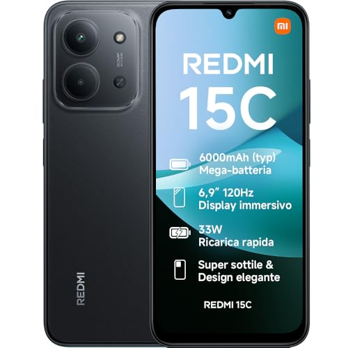 Xiaomi REDMI 15C 128GB grigio