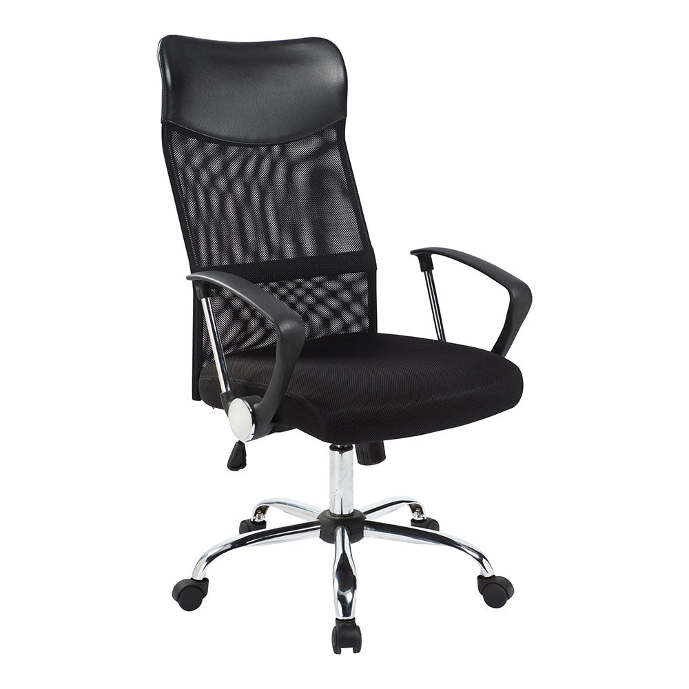 Ergonomické kancelárske kreslo s vysokou opierkou,  3 rôzne farby- čierne